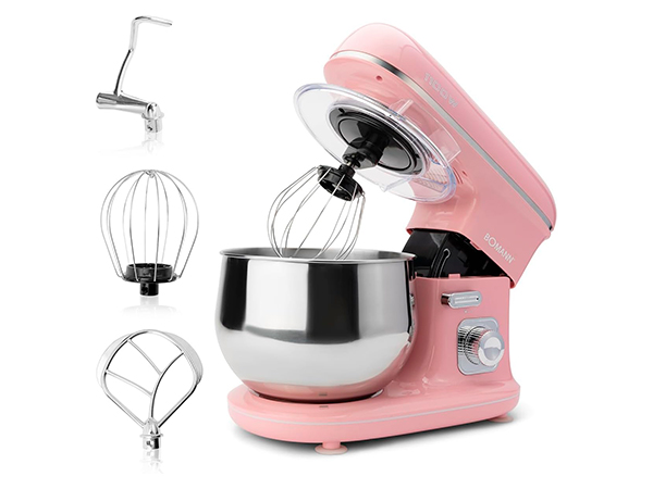 Bomann KM 6030 CB (1100W, 5L) amasadora vintage Rock & Retro