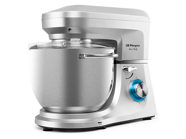 Orbegozo AM 8000 (1800W, 7L) - batidora amasadora grande para pan y repostería