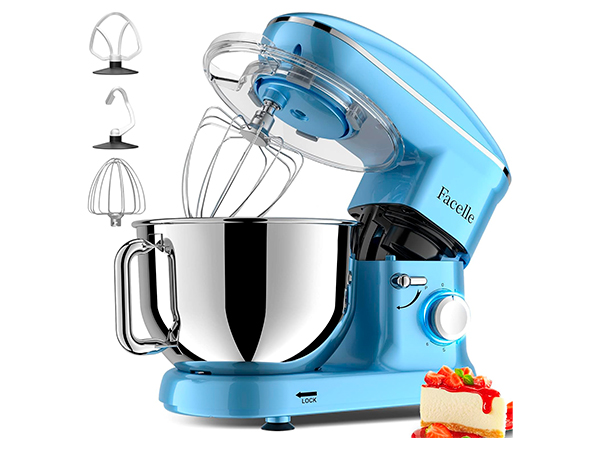 Facelle Batidora Amasadora 1500W (6,2L) azul