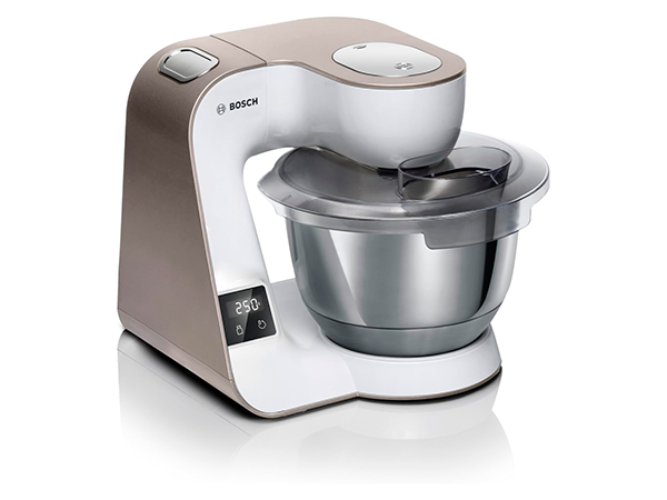 Bosch MUM5 con báscula MUM5XW20 (1000W, 3,9L) blanco/champán