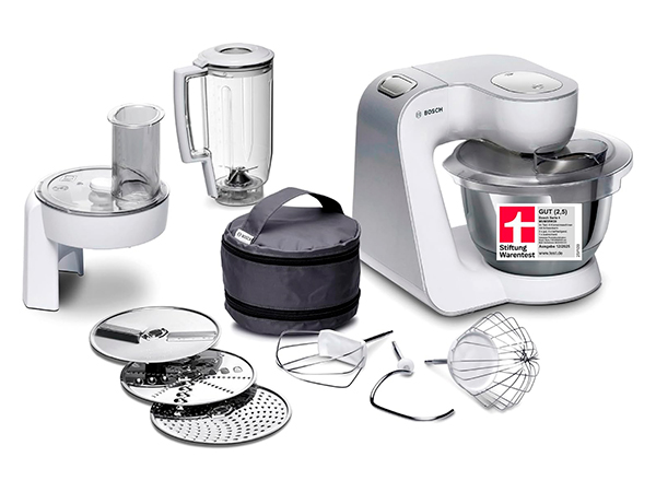 Bosch MUM5 CreationLine MUM58W20 (1000W, 3,9L) blanco/plata