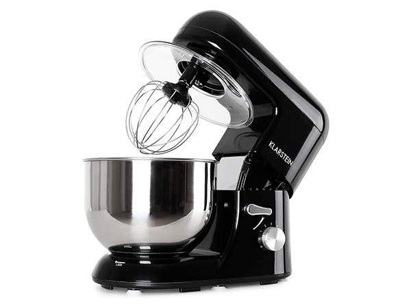 Klarstein Bella Rossa 1800W con bol de 5L y rotación planetaria (Negro)