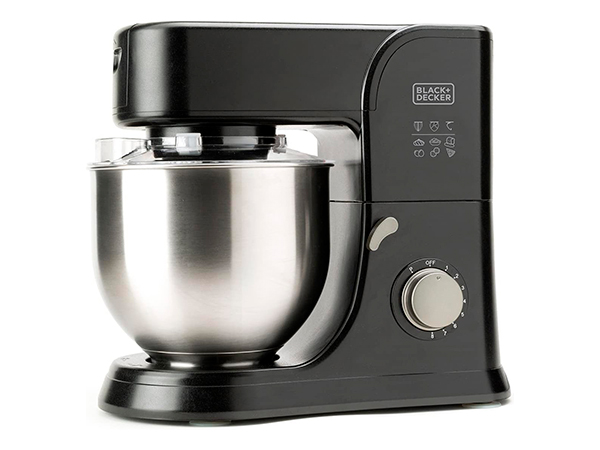 Black+Decker BXKM1001E (1000W) batidora amasadora planetaria profesional con bol 5,2 L