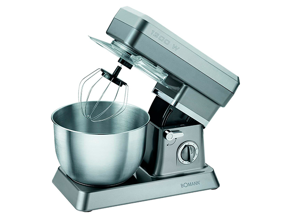 Bomann KM 398 (1200W, 6,2L) amasadora de gran capacidad