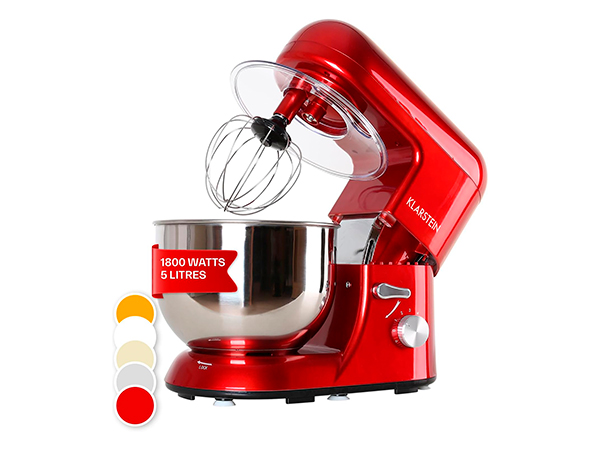 Klarstein Bella Rossa 1800W 5L 6+Pulse rotación planetaria