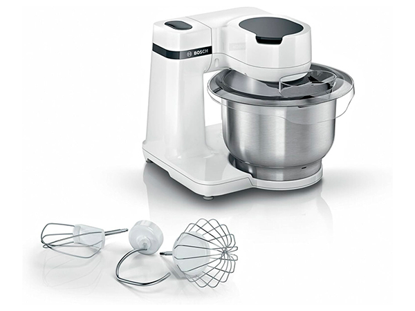 Bosch Serie 2 MUMS2EW00 (700W, 3,8L) blanca con bol de acero y set pâtisserie