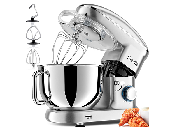 Facelle 1500W bol 6,2L patas de succión protección sobrecarga