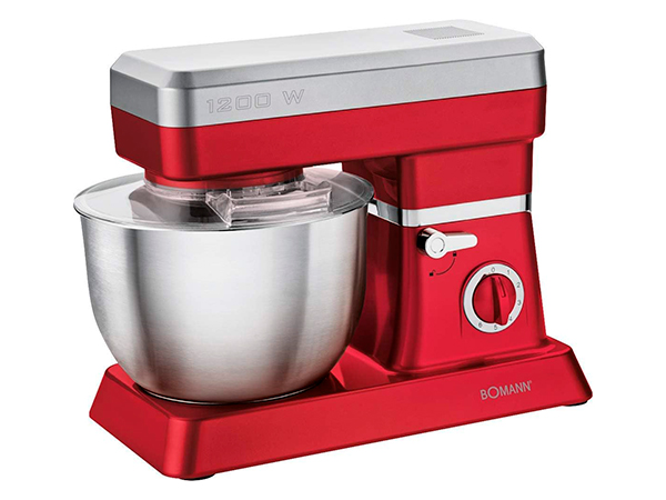 Bomann KM 398 CB robot amasador 1200W bol 6,3L 8 velocidades turbo