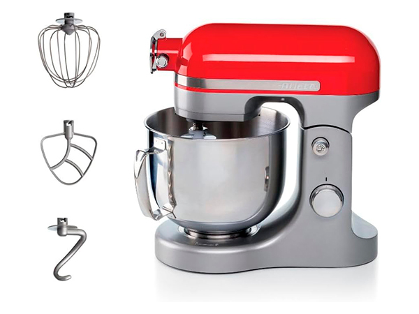 Ariete 1589 Moderna (1600W, 5,5L) robot pastelero rojo
