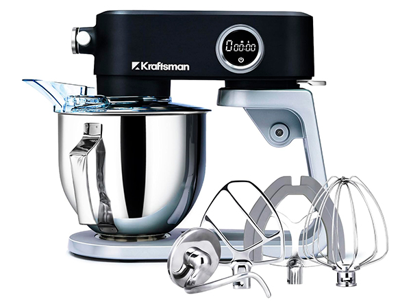 Kraftsman robot de cocina 5L cuerpo metálico temporizador 8 velocidades