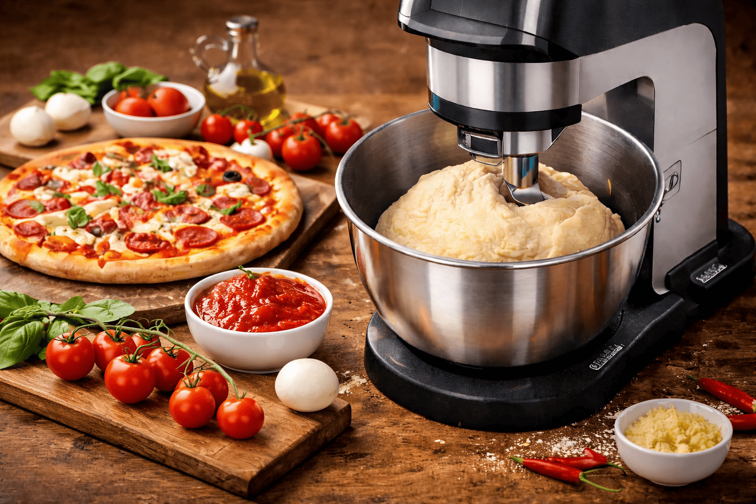 Amasadoras para pizza